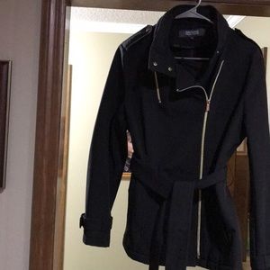 Kenneth Cole reaction coat with hood. Size large.
